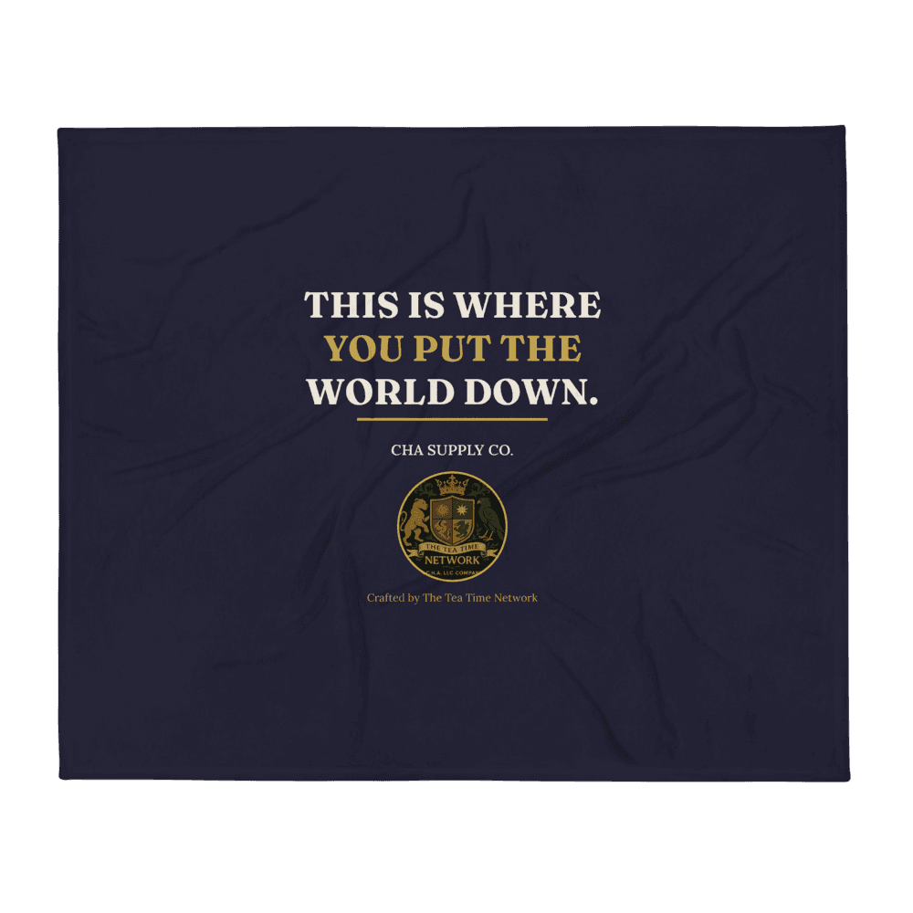 Put The World Down Throw Blanket — CHA Supply Co.
